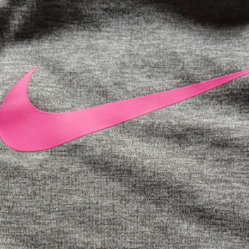 Nike Pink and Gray Diaper Cover with Vibrant Accents
